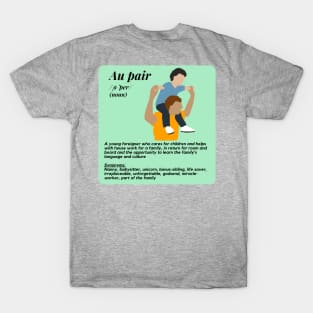 Au pair definition male green T-Shirt